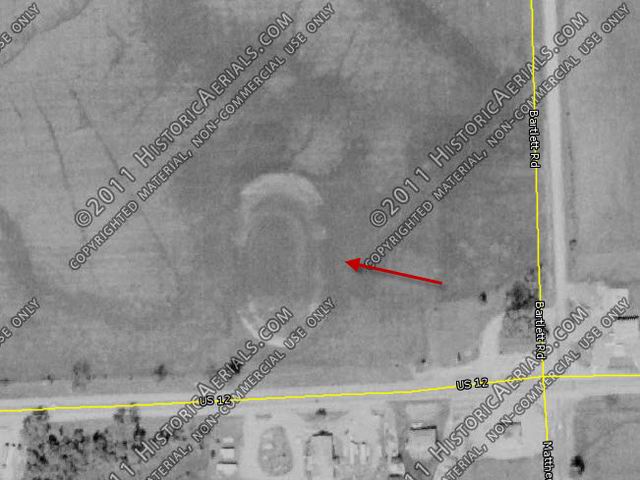 Clinton Race Track - 1965 Aerial (newer photo)